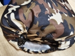 Krycia plachta na štvorkolku ATV Polyester Camo 600D Oxford TPU maskáčová piesková "L" 220x125x120 cm