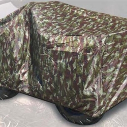 Krycia plachta na štvorkolku ATV Polyester Camo EL022 maskáčová zelená "L" 220x125x70 cm
