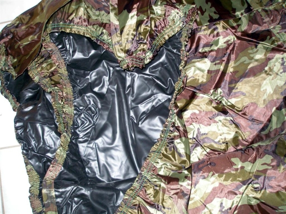 Krycia plachta na štvorkolku ATV Polyester Camo EL022 maskáčová zelená "S" 142x84x60 cm