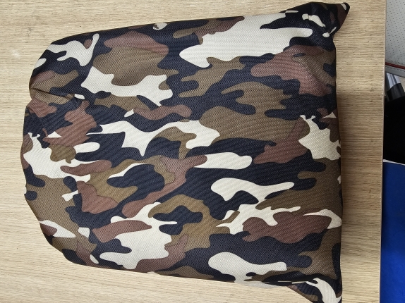 Krycia plachta na štvorkolku ATV Polyester Camo 600D Oxford TPU maskáčová piesková "L" 220x125x120 cm